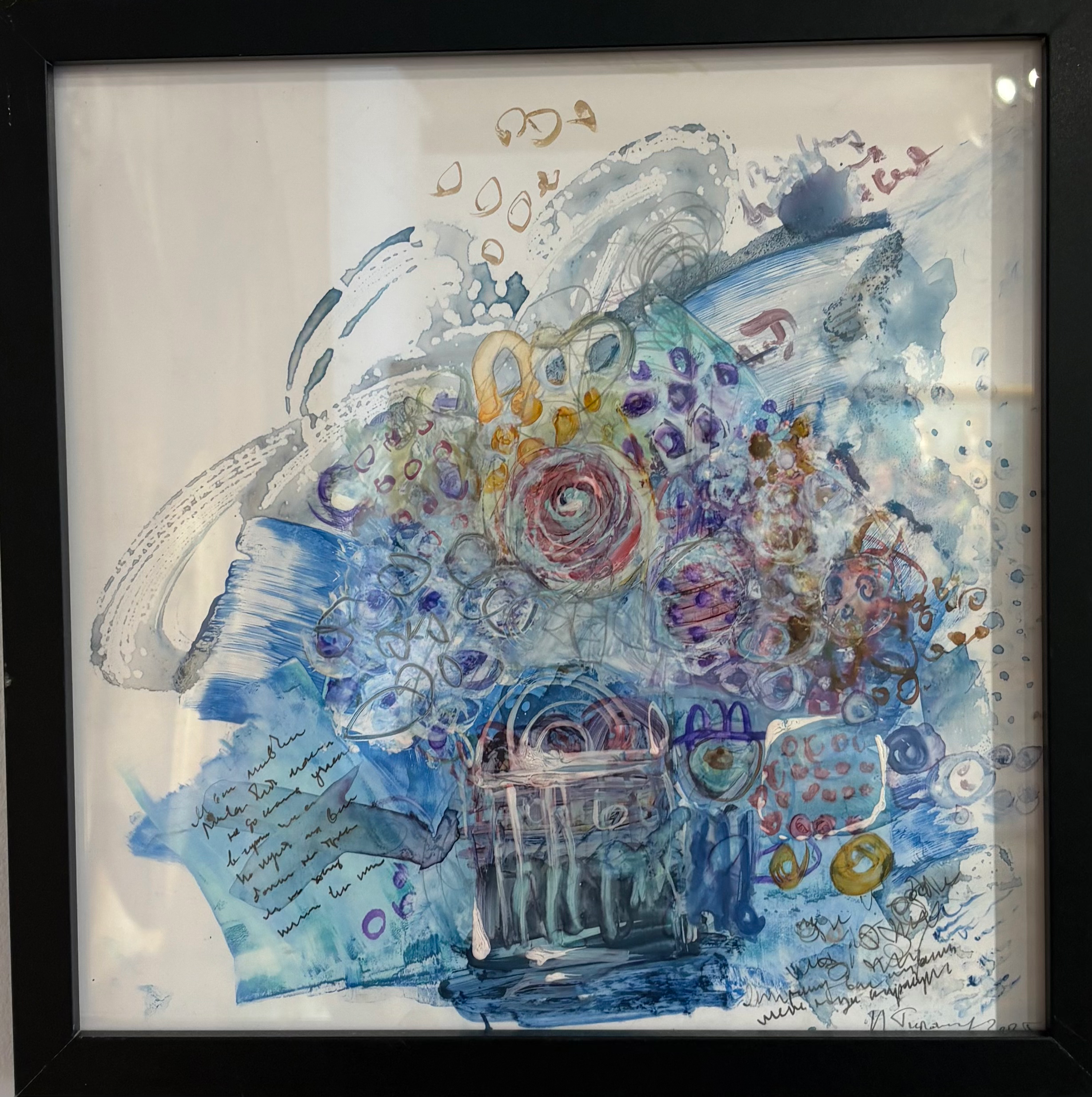 Poetry Improvisation (13.5"x 13.5")