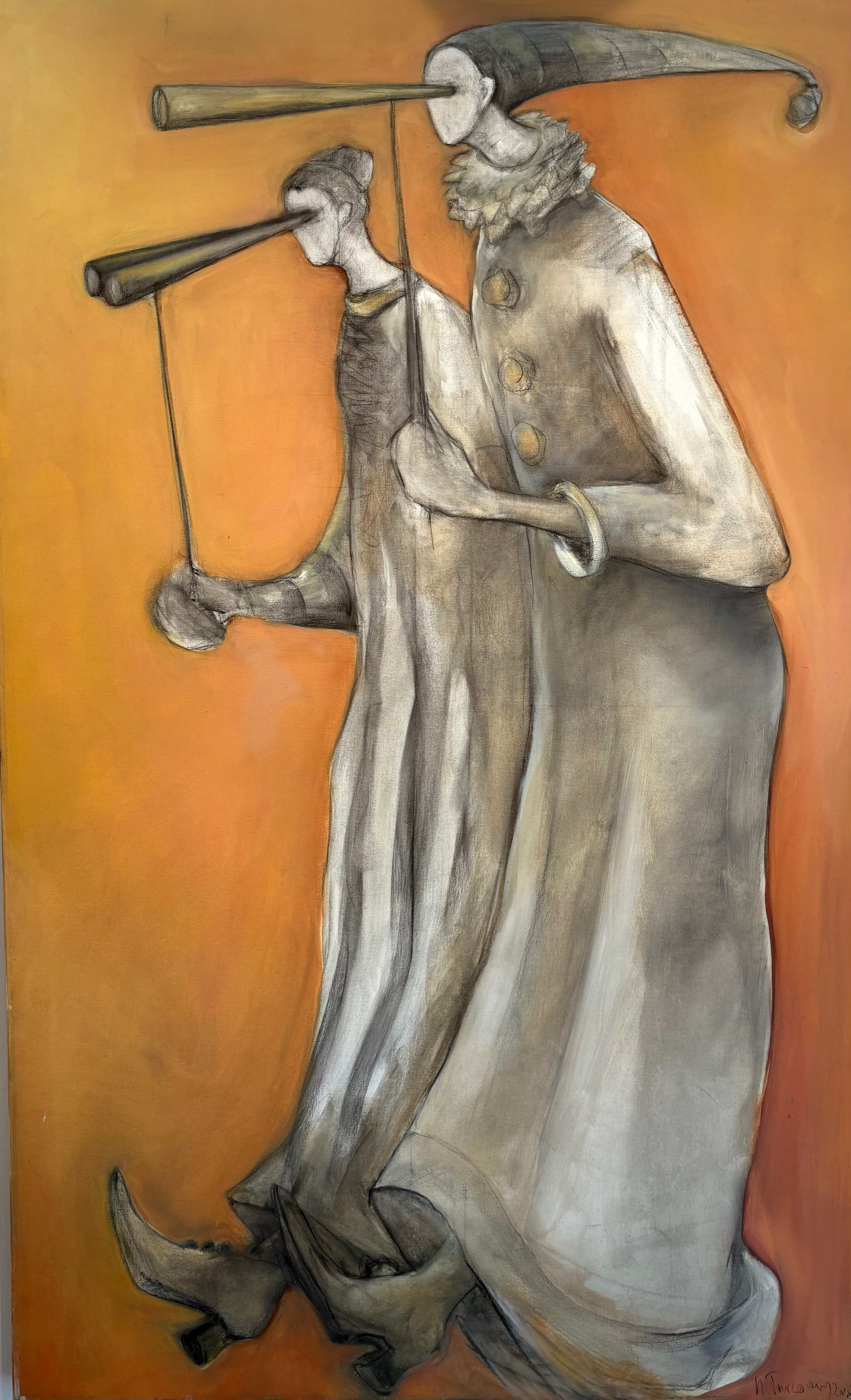 Spectators Right  (48" x 24")