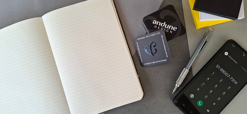 Como contatar a Andune Design.