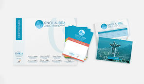 Material gráfico criado para um evento.