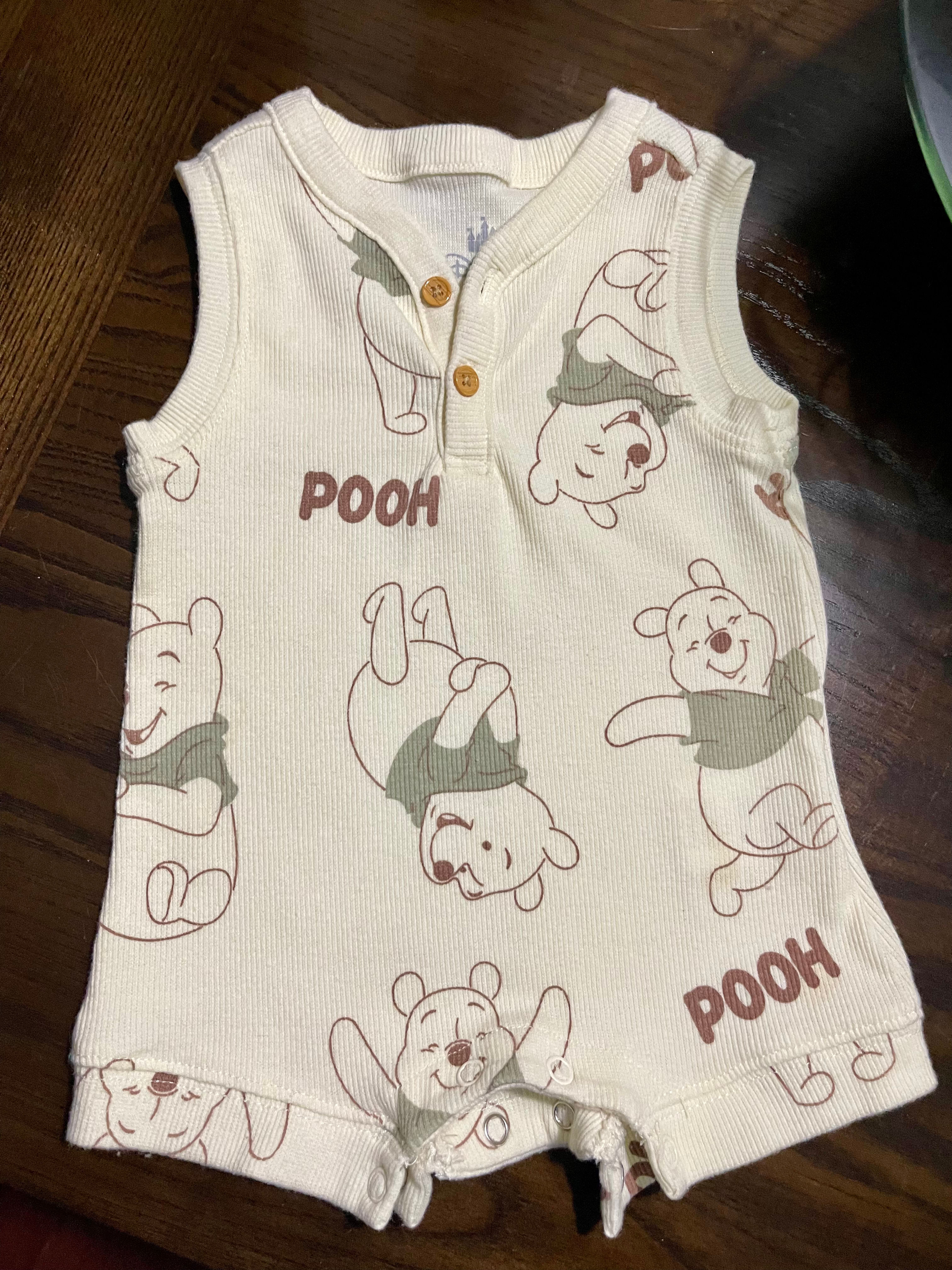 Boys Disney Pooh Outfit 0-3 Months 