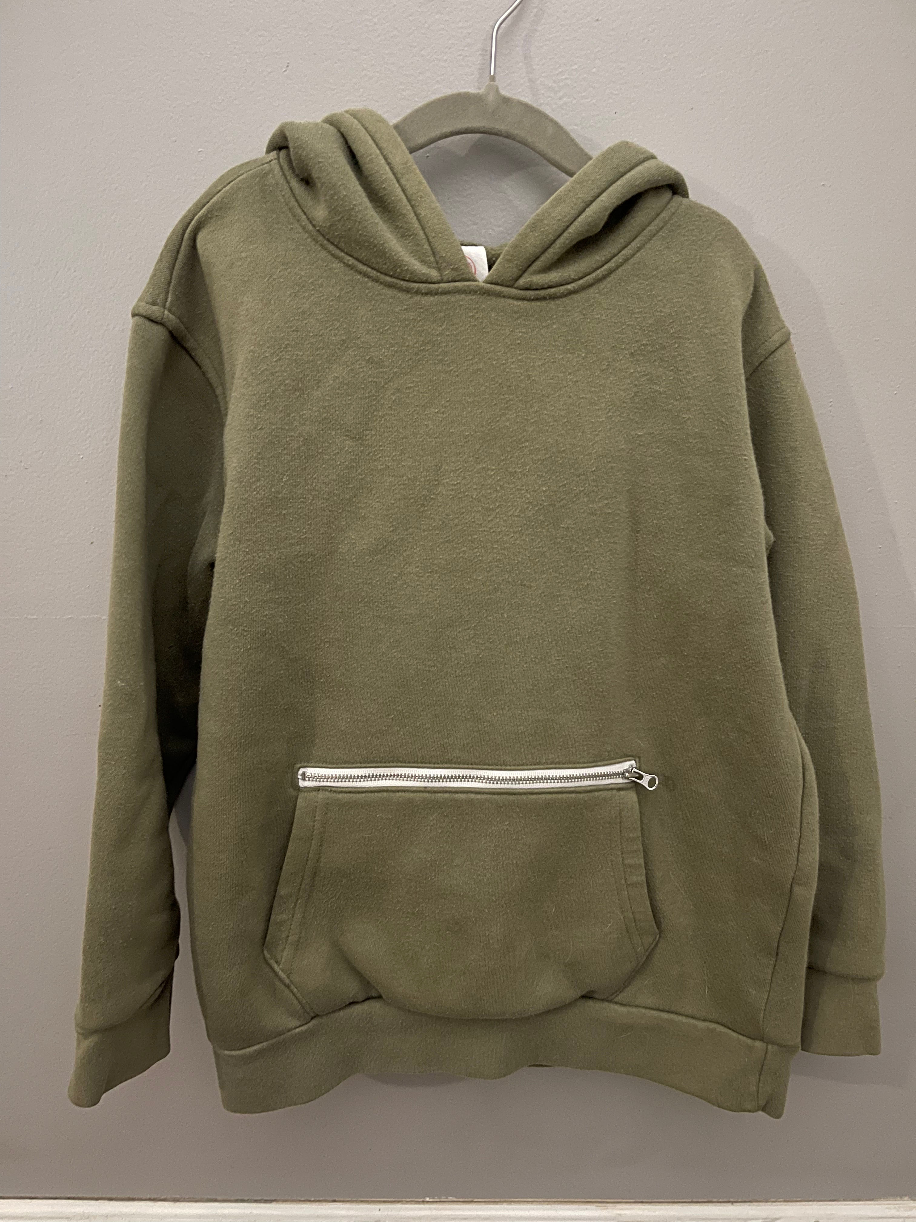 Boys Wonder Nation sage green hoodie 