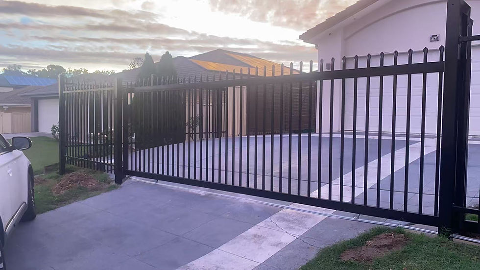 Thumbnail: Aluminium  Powder coating Hercules domestic use sliding gate