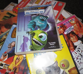 600+ dvd movies to be viewed plus reading library in multiple formats