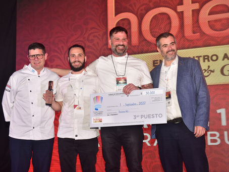 Tercer lugar en el Torneo Federal de Chefs para el chaqueño Guillermo Perosio!