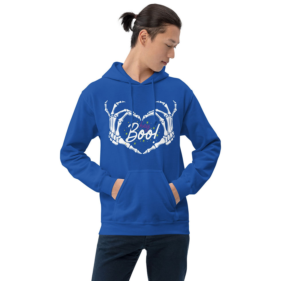 Thumbnail: Hey Boo Unisex Hoodie