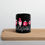 Thumbnail: Pink Christmas Black Glossy Mug