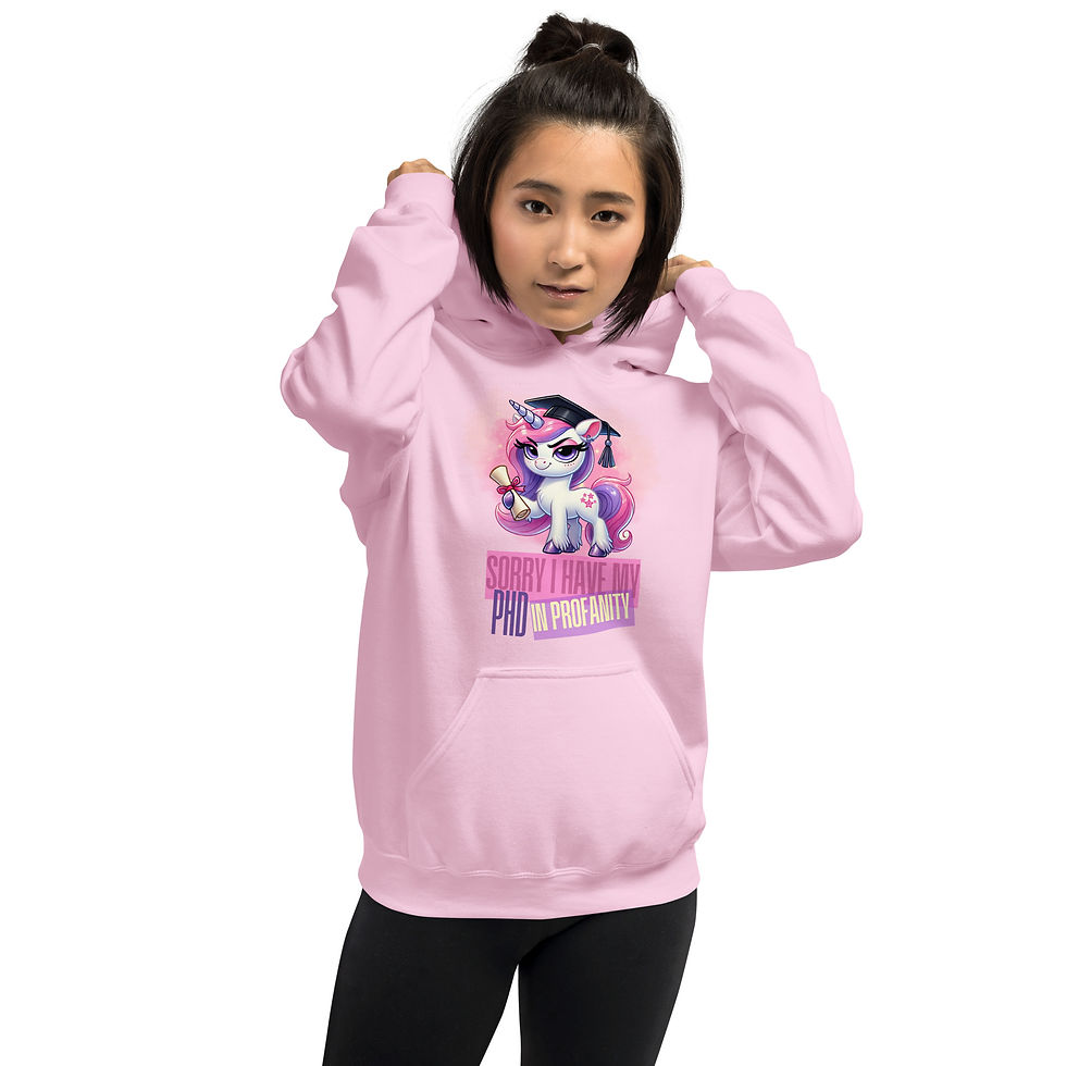 Thumbnail: Unicorn PHD Unisex Hoodie