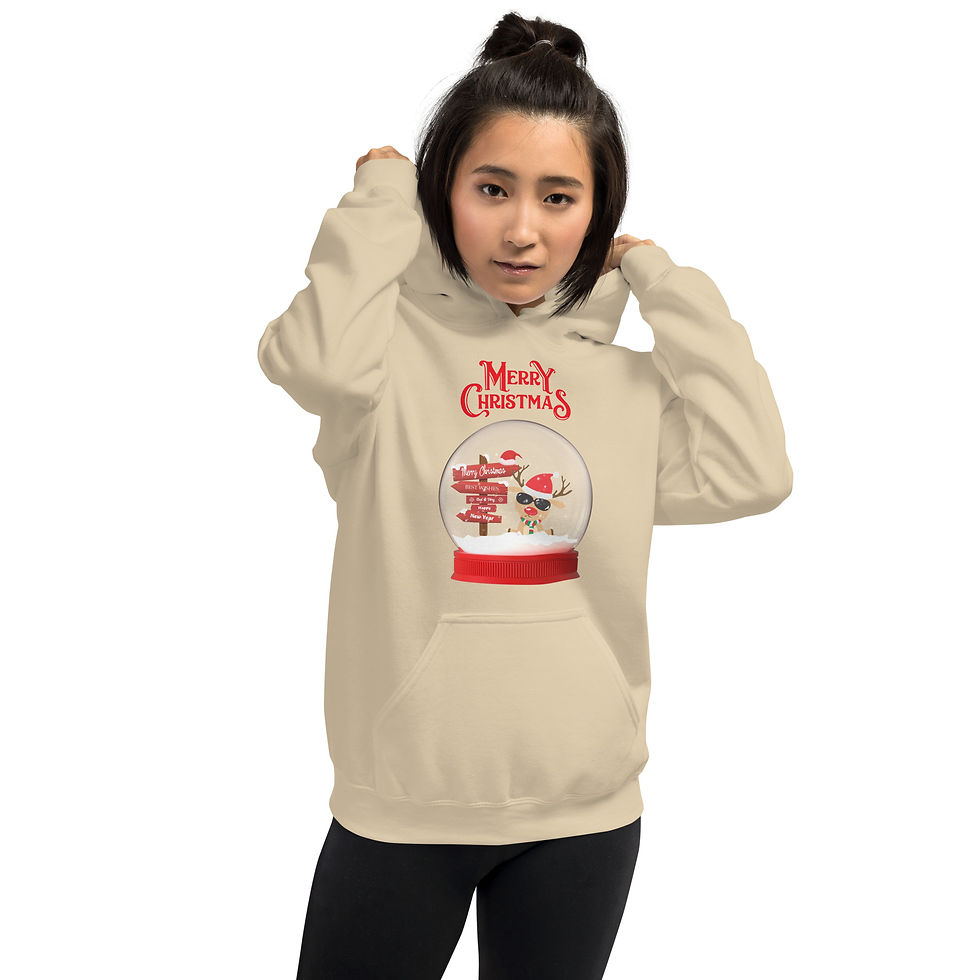 Thumbnail: Snow Globe Unisex Hoodie
