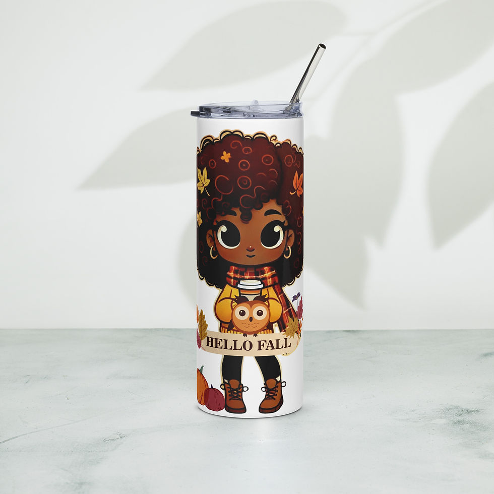Thumbnail: Hello Fall 2 Stainless steel tumbler