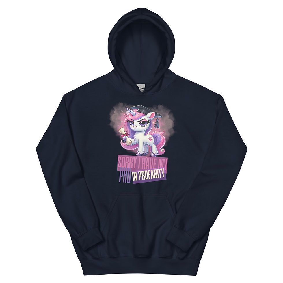 Thumbnail: Unicorn PHD Unisex Hoodie