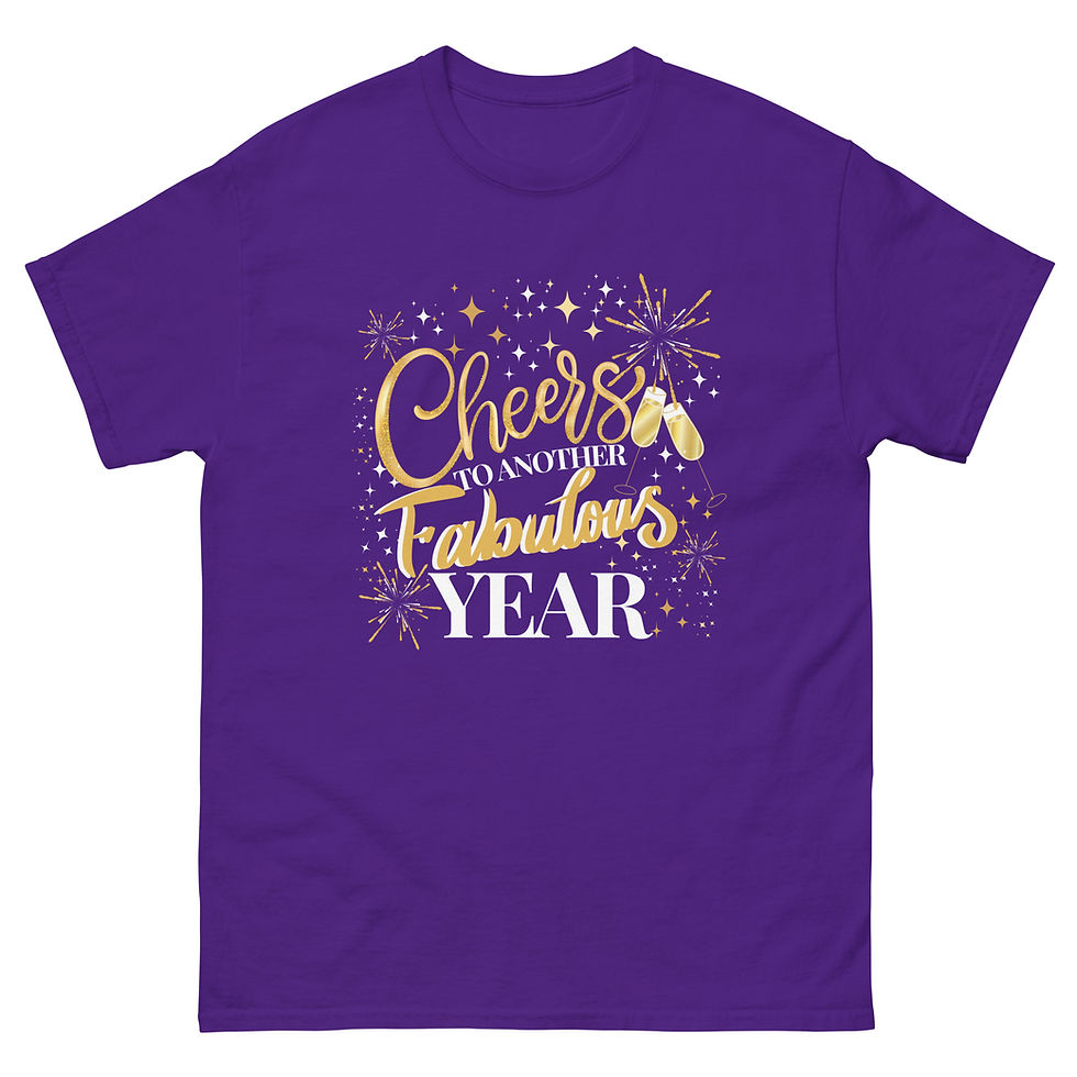 Thumbnail: Cheers to Another Fab Year Unisex classic tee