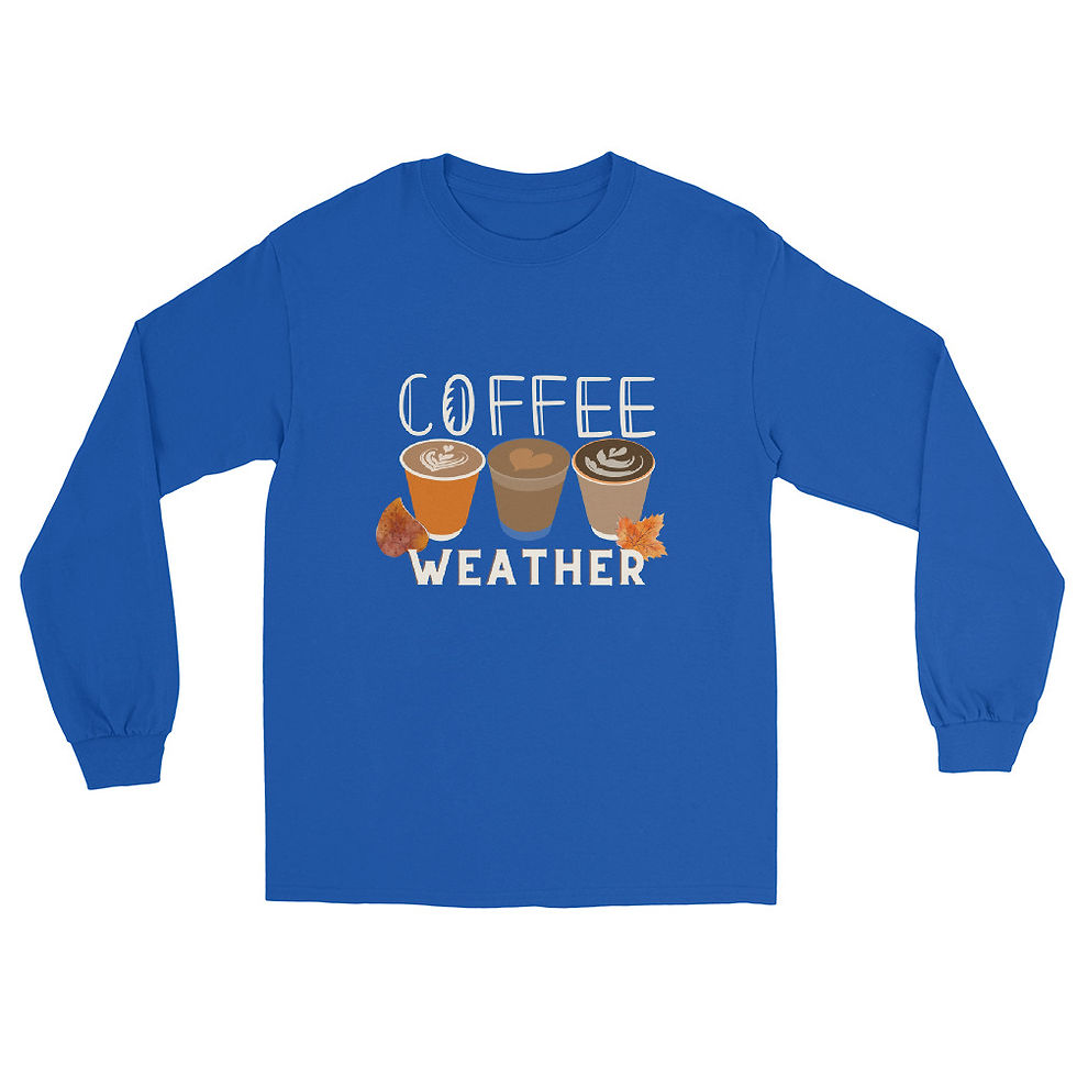 Thumbnail: Coffee Weather Long Sleeve Shirt