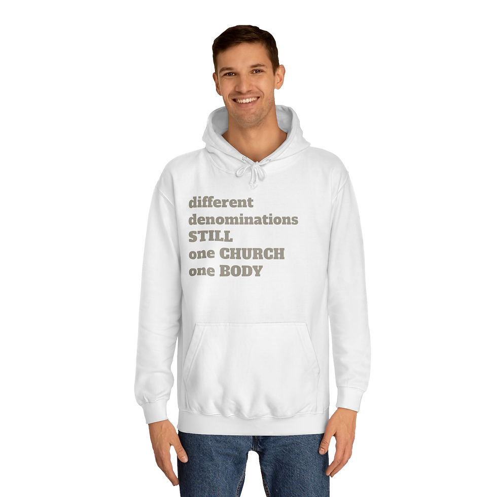 縮圖：Unisex College Hoodie, Campus Life, Faith Statement On the  Front & Back 