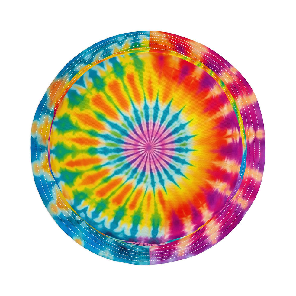 縮圖：Vibrant Tie-Dye Bucket Hat, Fashion Accessory, Sun Protection, Gift Idea