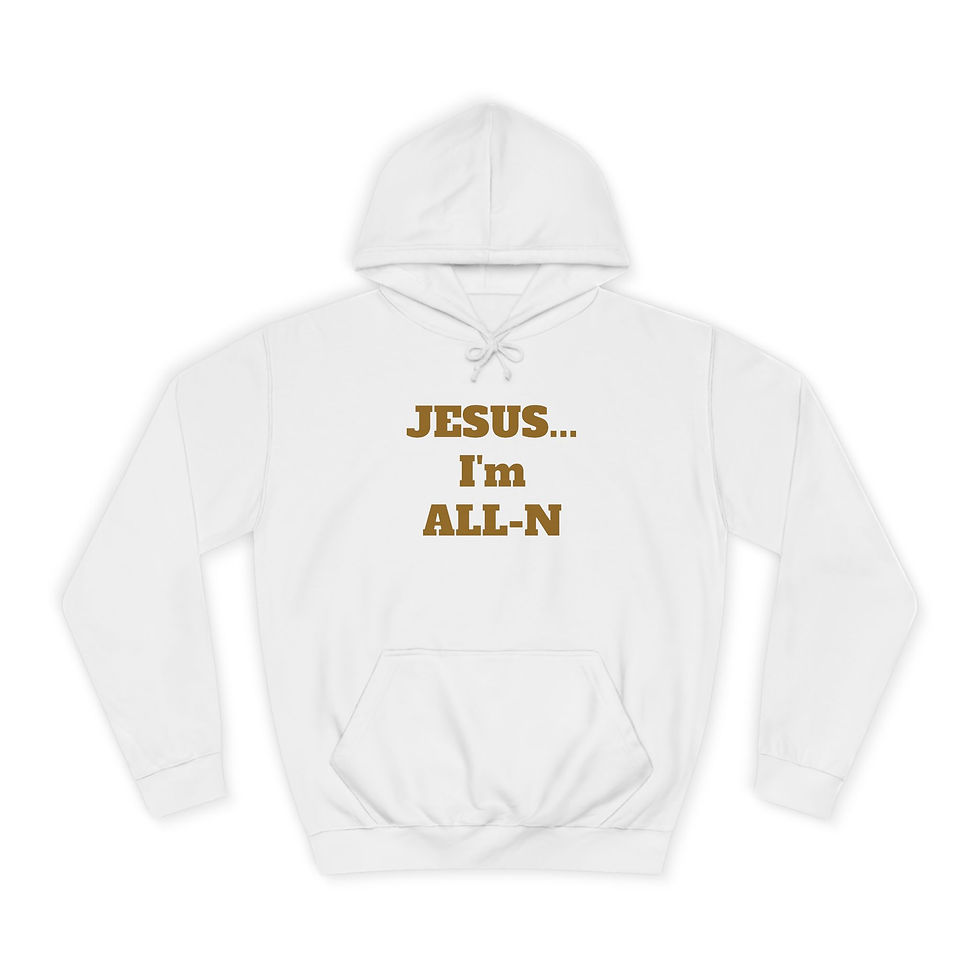 Miniature : Unisex College Hoodie, Campus Life, Faith Statement On the  Front & Back 
