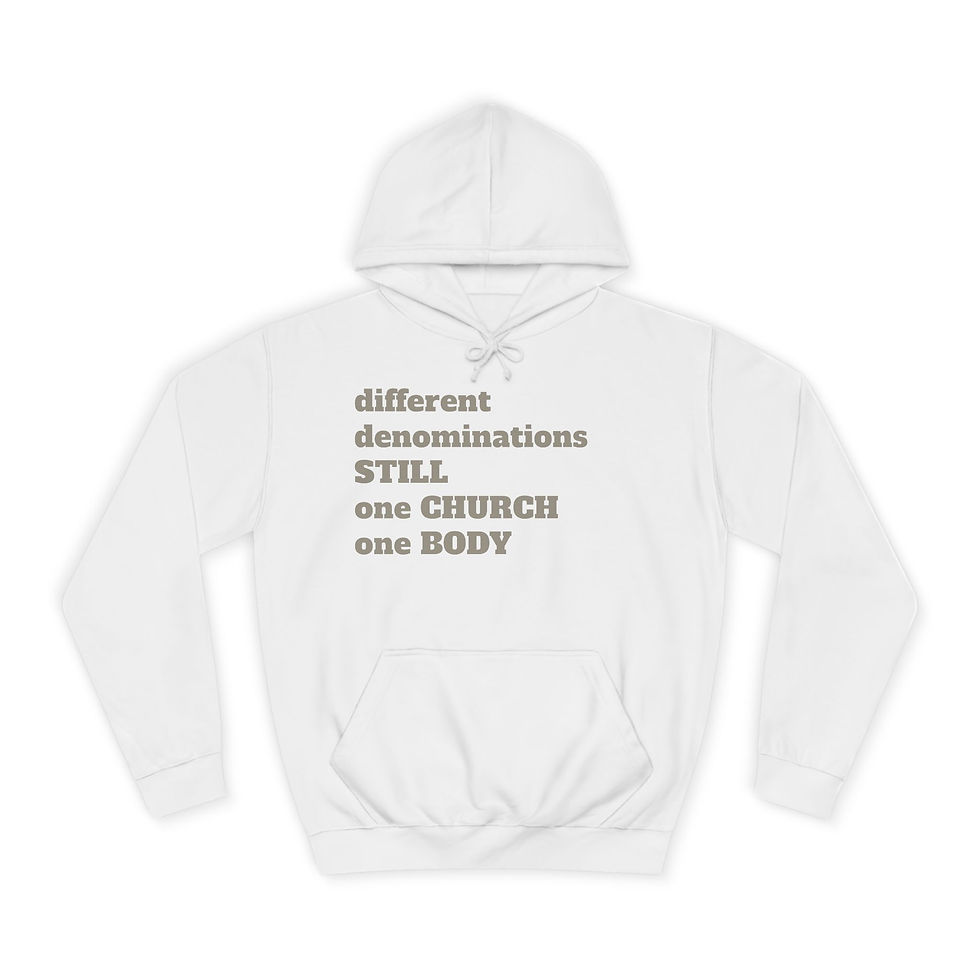 縮圖：Unisex College Hoodie, Campus Life, Faith Statement On the  Front & Back 