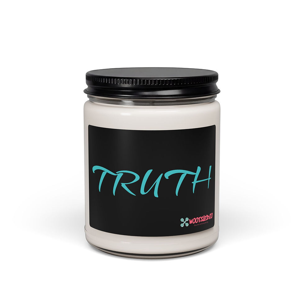 Miniatura: TRUTH Soy Candle — 9oz Scented Jar Candle (Inspirational ‘TRUTH’ Design)