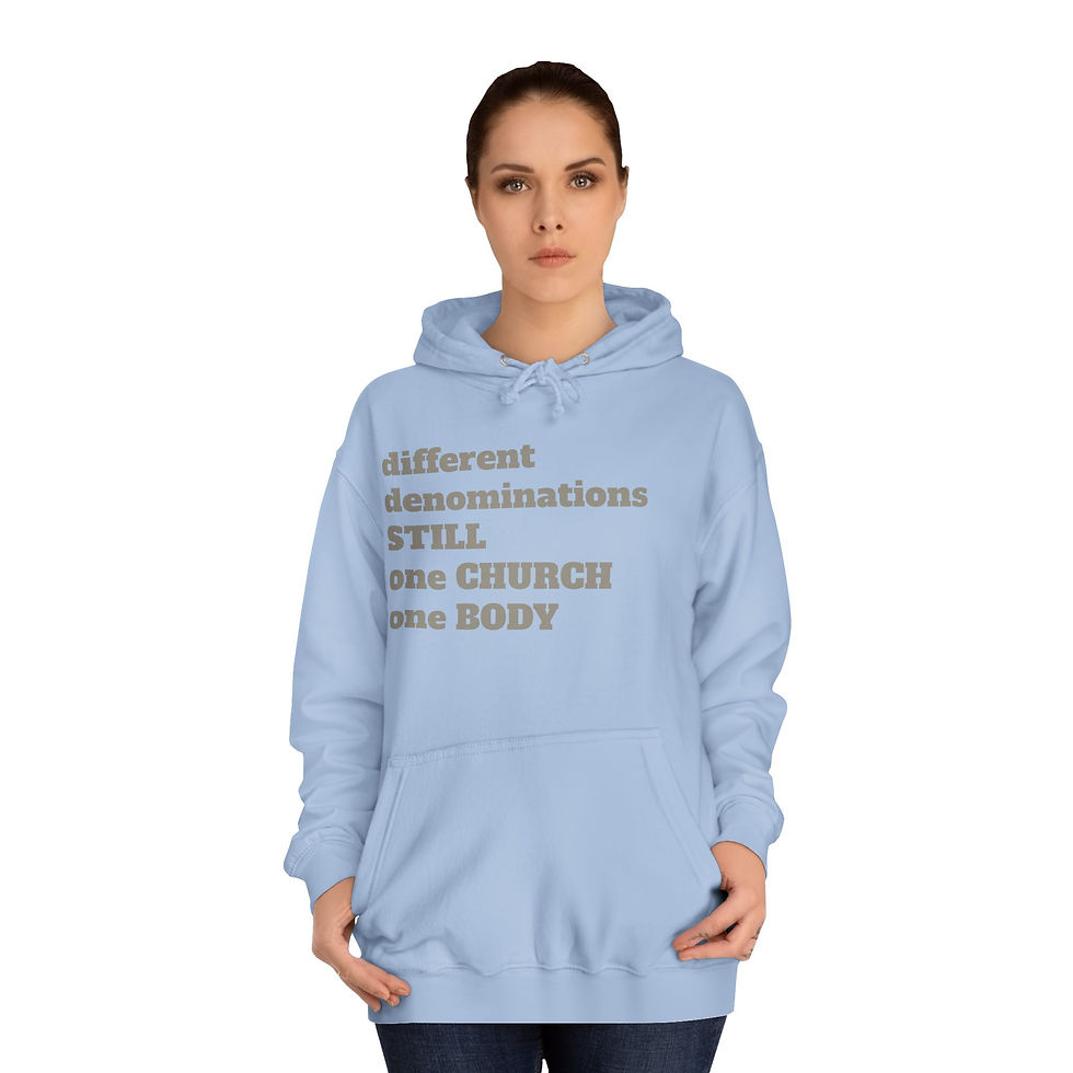 縮圖：Unisex College Hoodie, Campus Life, Faith Statement On the  Front & Back 