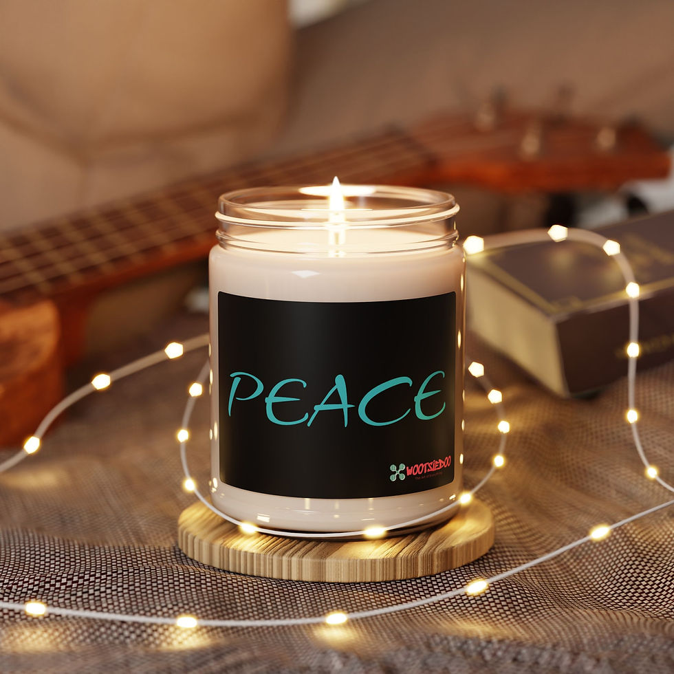Miniature : Peace Soy Candle — 9 oz Scented Jar Candle for Relaxation & Gifts