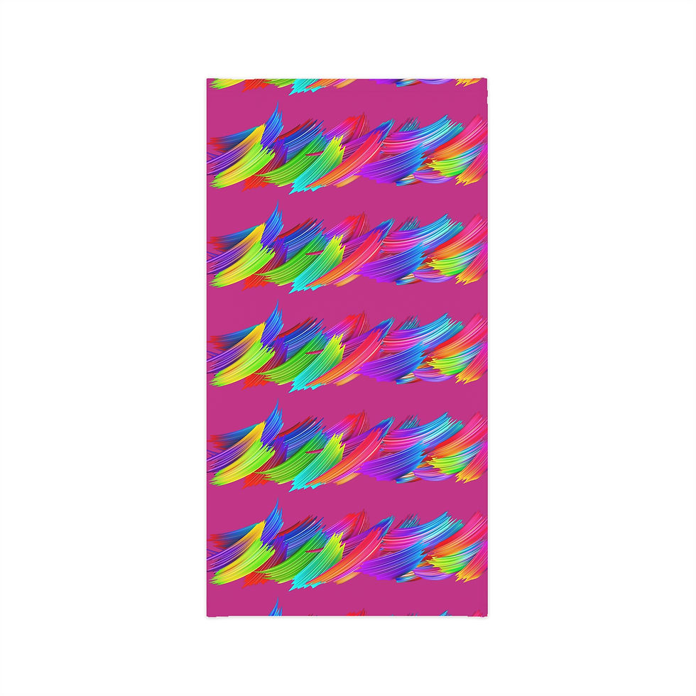 Miniature : Colorful Abstract Lightweight Neck Gaiter, Fashion Accessory, Neck Warmer