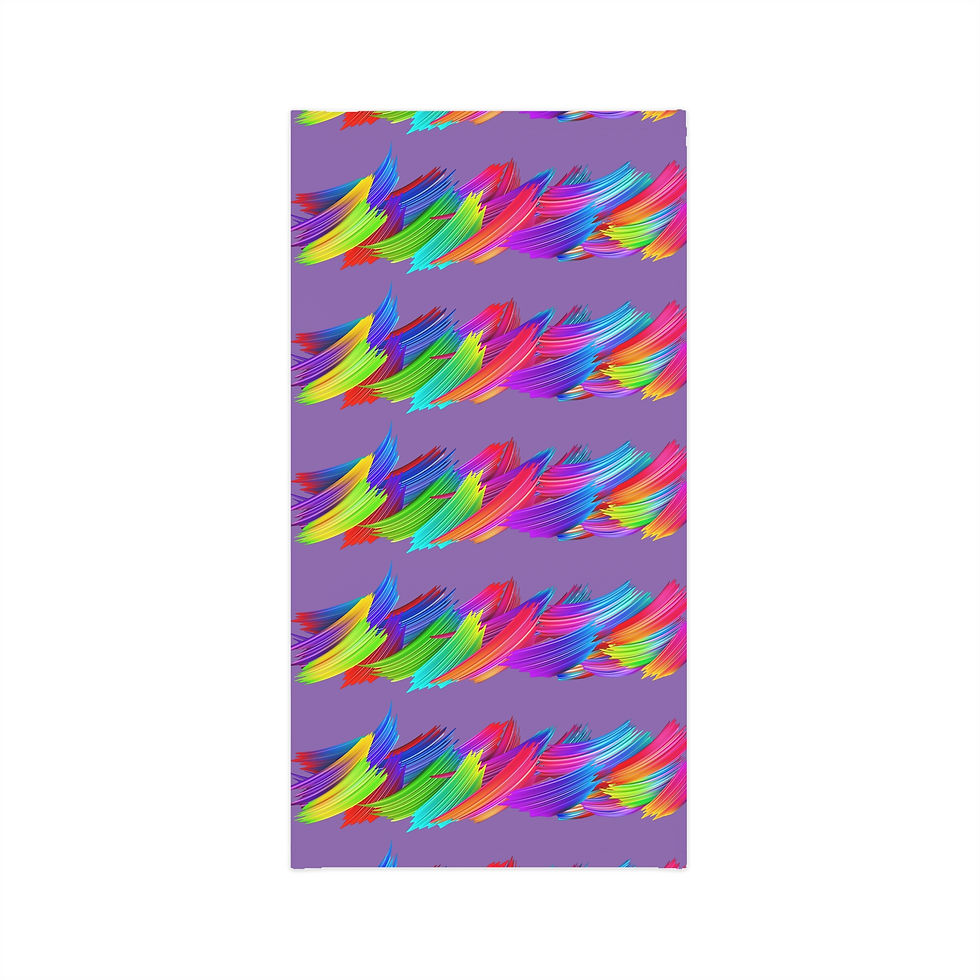 Thumbnail: Colorful Abstract Lightweight Neck Gaiter, Fashion Accessory, Neck Warmer