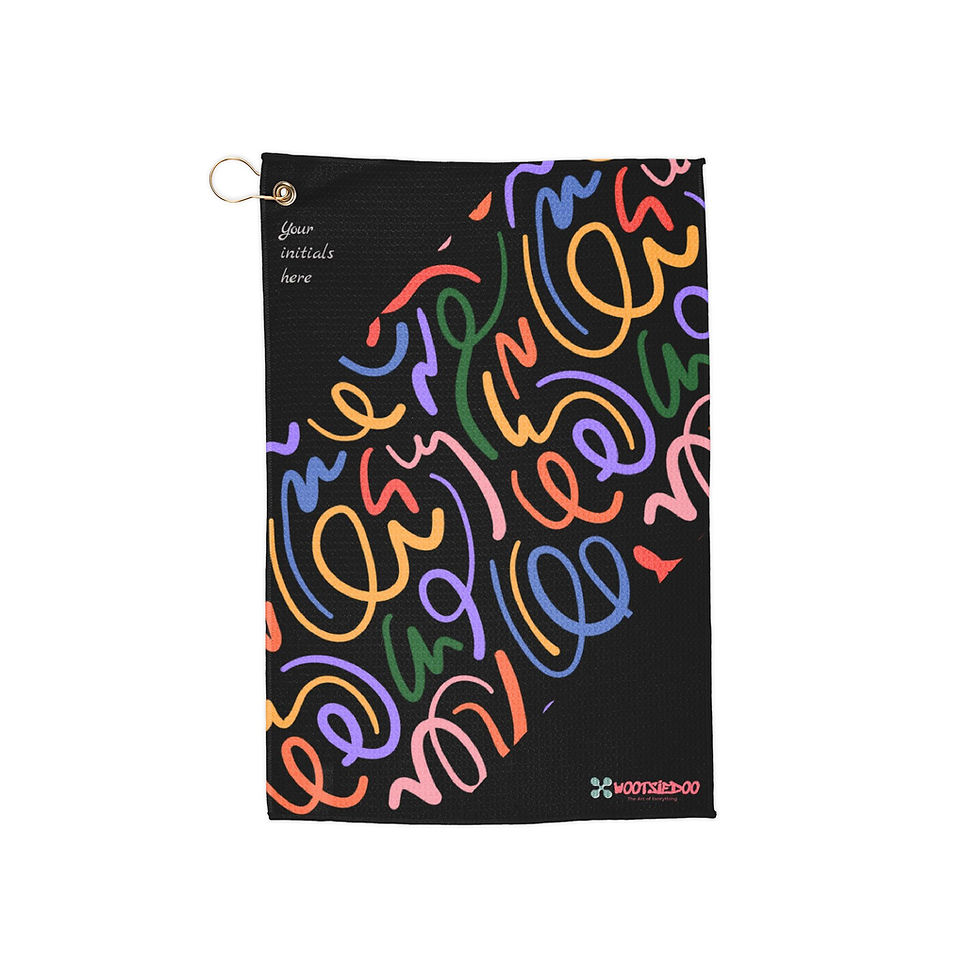 Golf Towel, Fun Design For All To Enjoy, Personalize