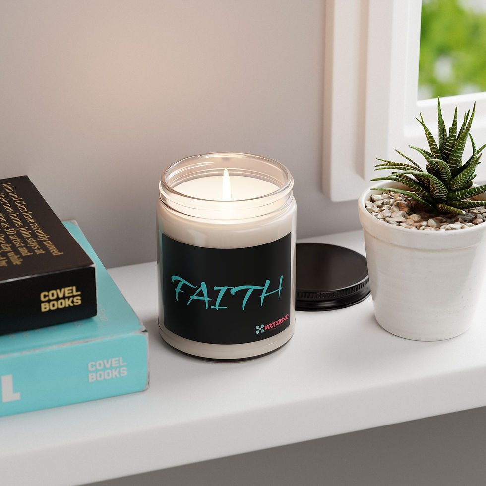 Miniature : Faith Scented Soy Candle — 9oz Inspirational Jar Candle
