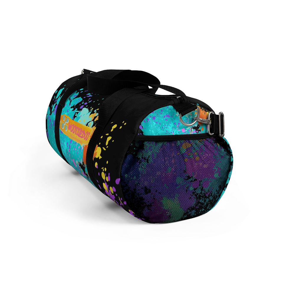 Miniatura: Vibrant Splash Duffel Bag - Perfect for Fun Activities, Gym, Travel 