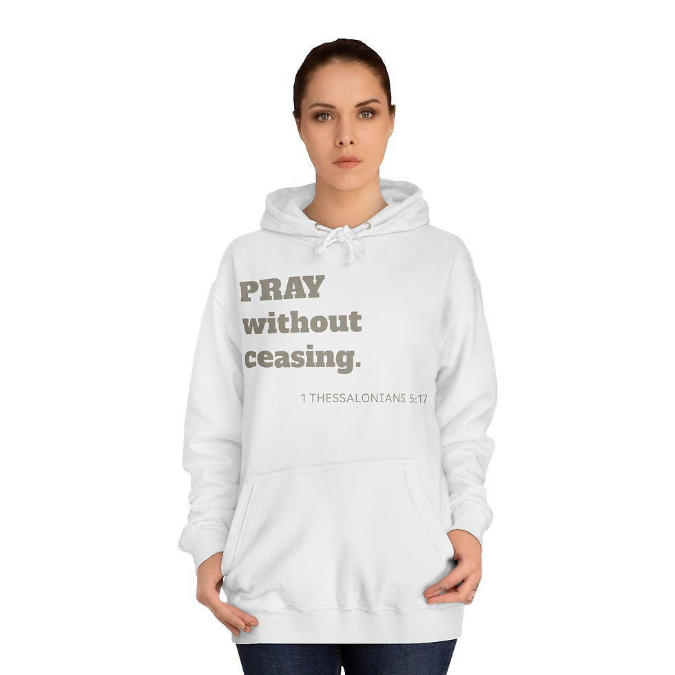 縮圖：Unisex College Hoodie, Campus Life, Faith Statement On the  Front & Back 
