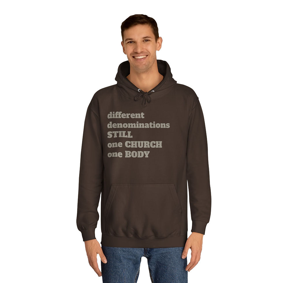 縮圖：Unisex College Hoodie, Campus Life, Faith Statement On the  Front & Back 