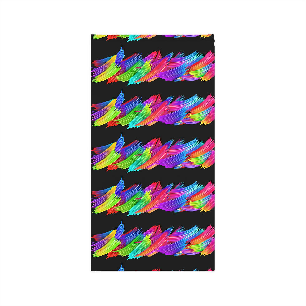 Miniature : Colorful Abstract Lightweight Neck Gaiter, Fashion Accessory, Neck Warmer