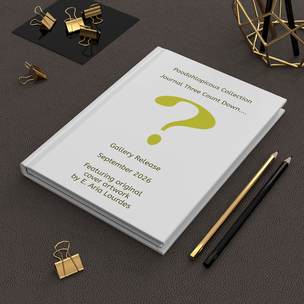 Thumbnail: Poodahlopicous Collection, Journal Three, Custom Artwork, Limited Edition