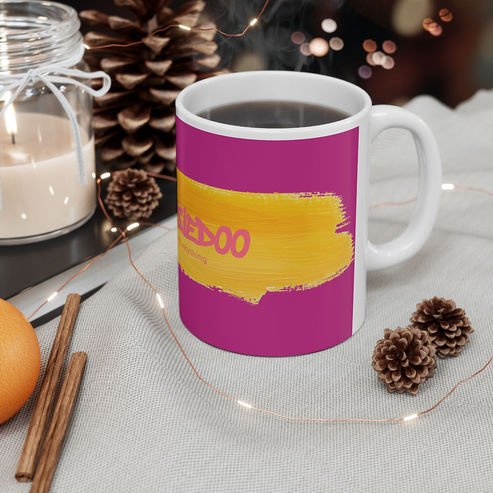 サムネイル： Colorful Artistic Mug | Artsy Wootsiedoo Logo Design