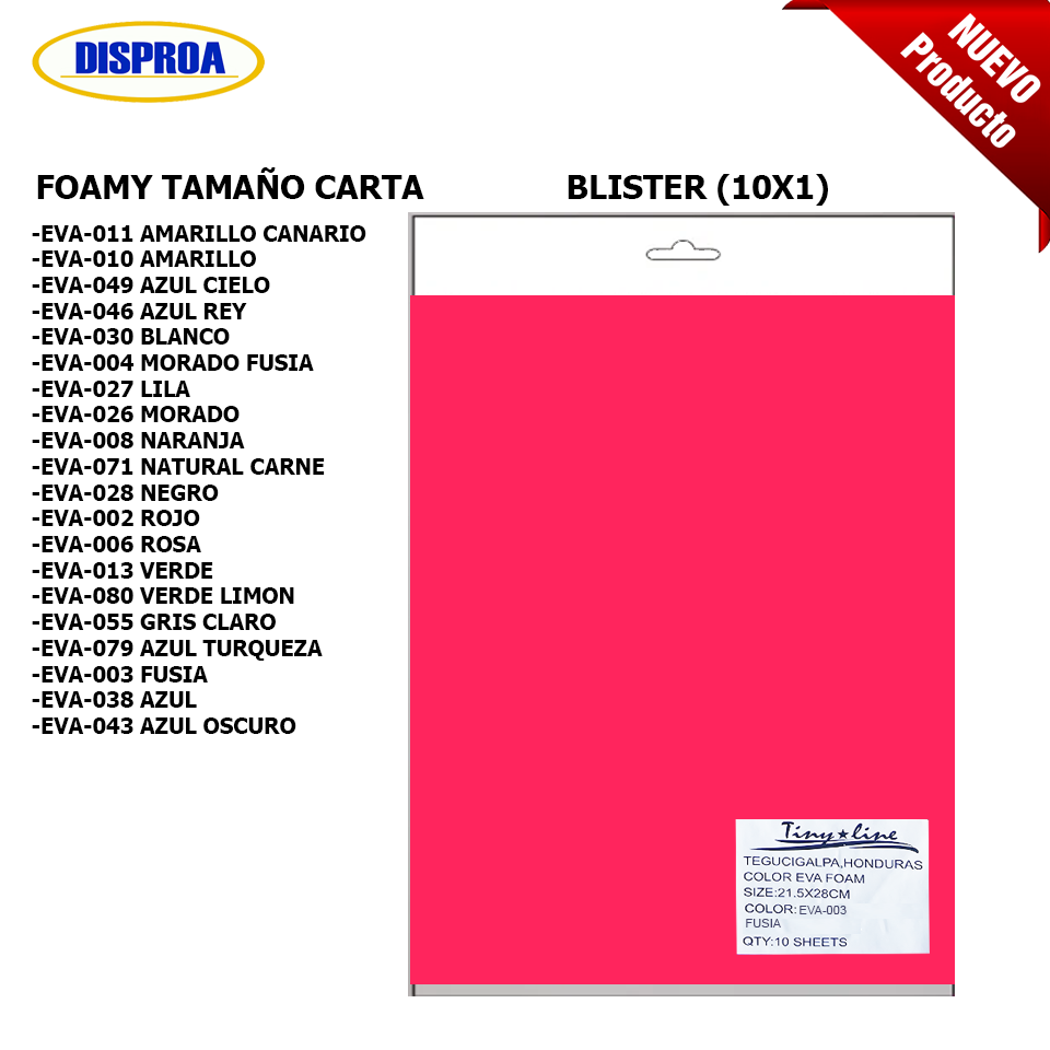 Miniatura: FOAMY TAMAÑO CARTA TINY-LINE