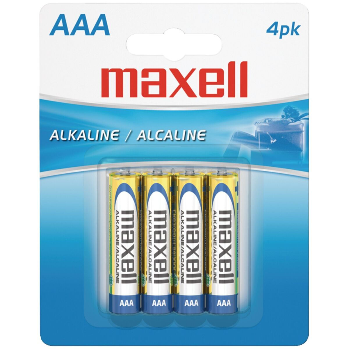 BATERIA MAXELL (AAA) 4X1