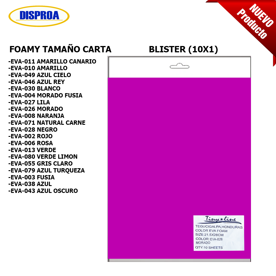 Miniatura: FOAMY TAMAÑO CARTA TINY-LINE