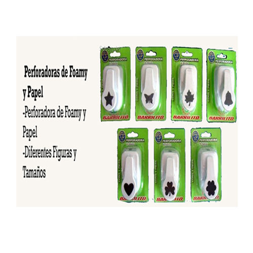 PERFORADORAS DE FOAMY Y PAPEL BARRILITO