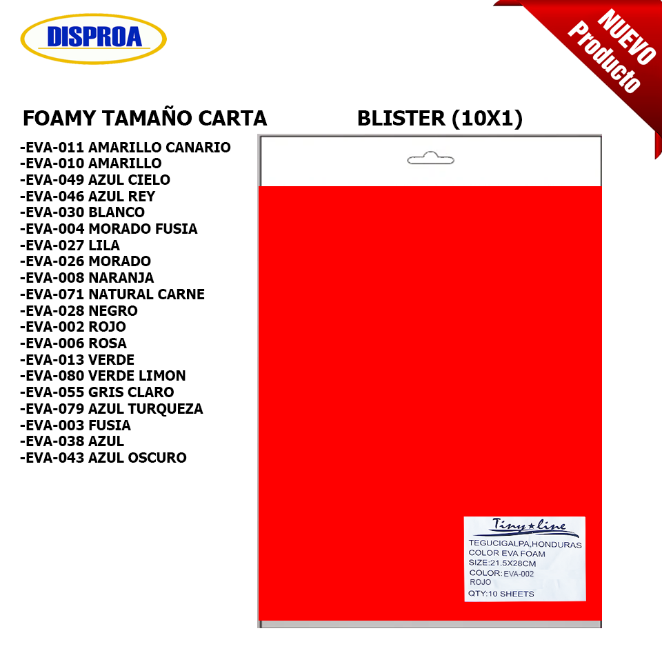 Miniatura: FOAMY TAMAÑO CARTA TINY-LINE