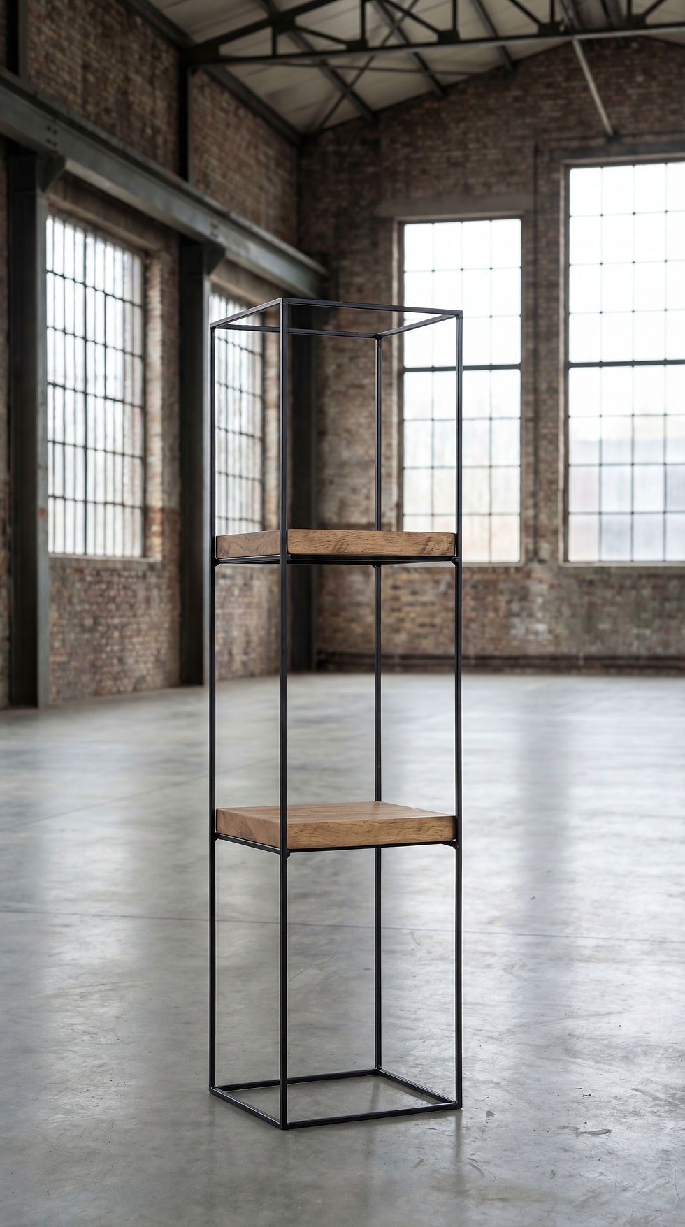Miniatură: consola display tower lemn natural nuc stejar masiv walnut oak ash