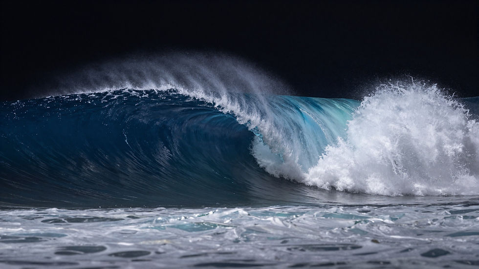 Cinematic wave effect background
