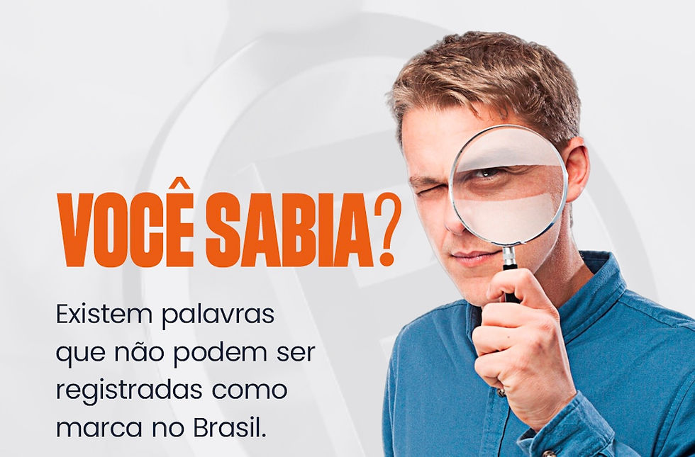 Você sabia que nem todo nome pode ser registrado como marca?