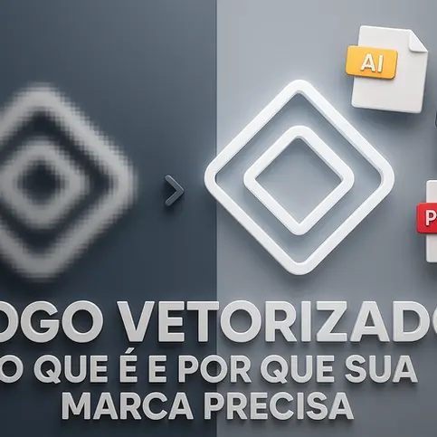 Logo Vetorizado: O Que É e Por Que Sua Marca Precisa Urgente Dessa Versão Profissional