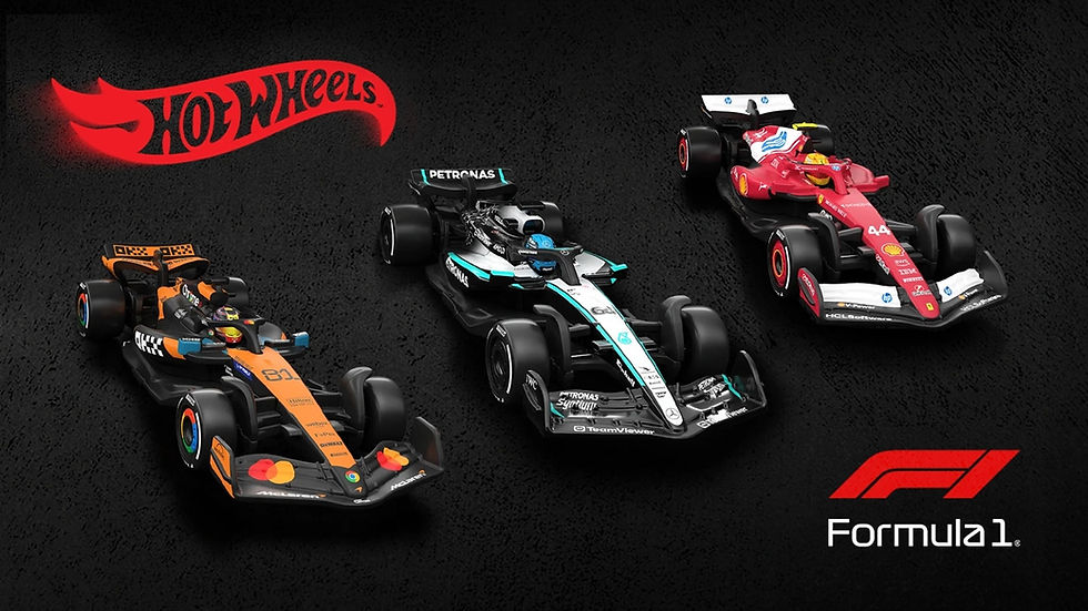collab Hot Wheels + Fórmula 1