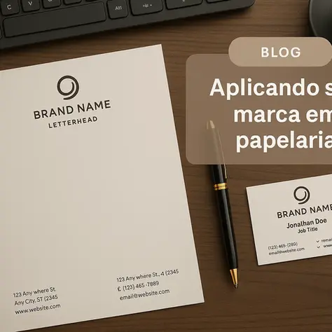 Aplicando Sua Marca em Papelaria e Materiais de Escritório