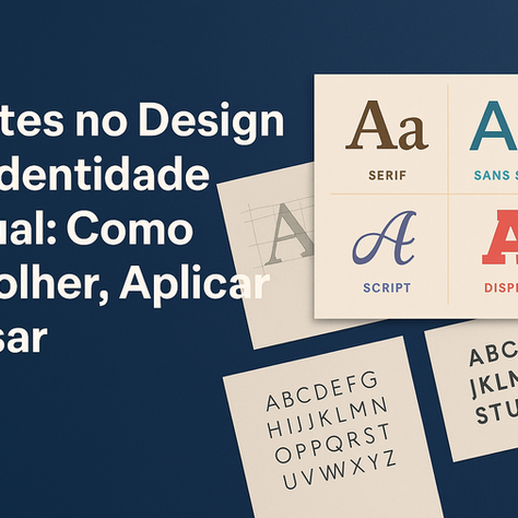 Fontes no Design de Identidade Visual: Como Escolher, Aplicar e Usar Para Sua Marca se Destacar