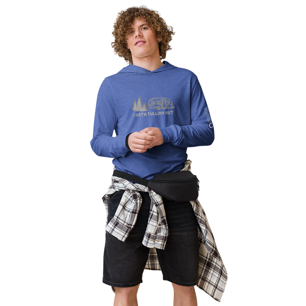 I Hate Pulling Out Long-Sleeve Hooded Tee