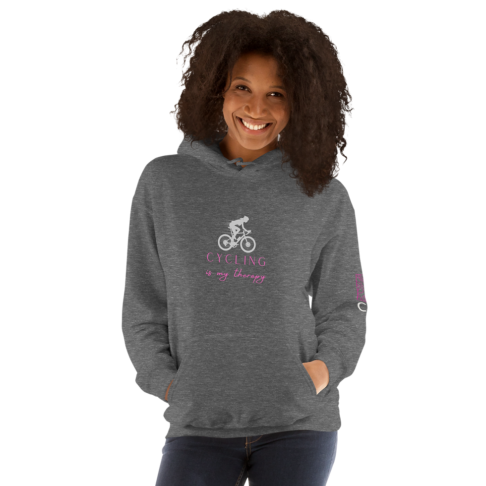 Thumbnail: Cycling is My Therapy Hoodie