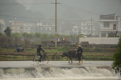 Traversée de la rivière (Yangshuo)