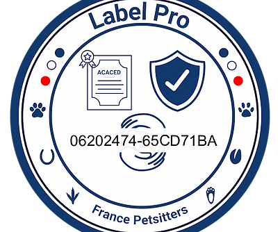 Logo de l'association France PetSitter et du Label Pro
